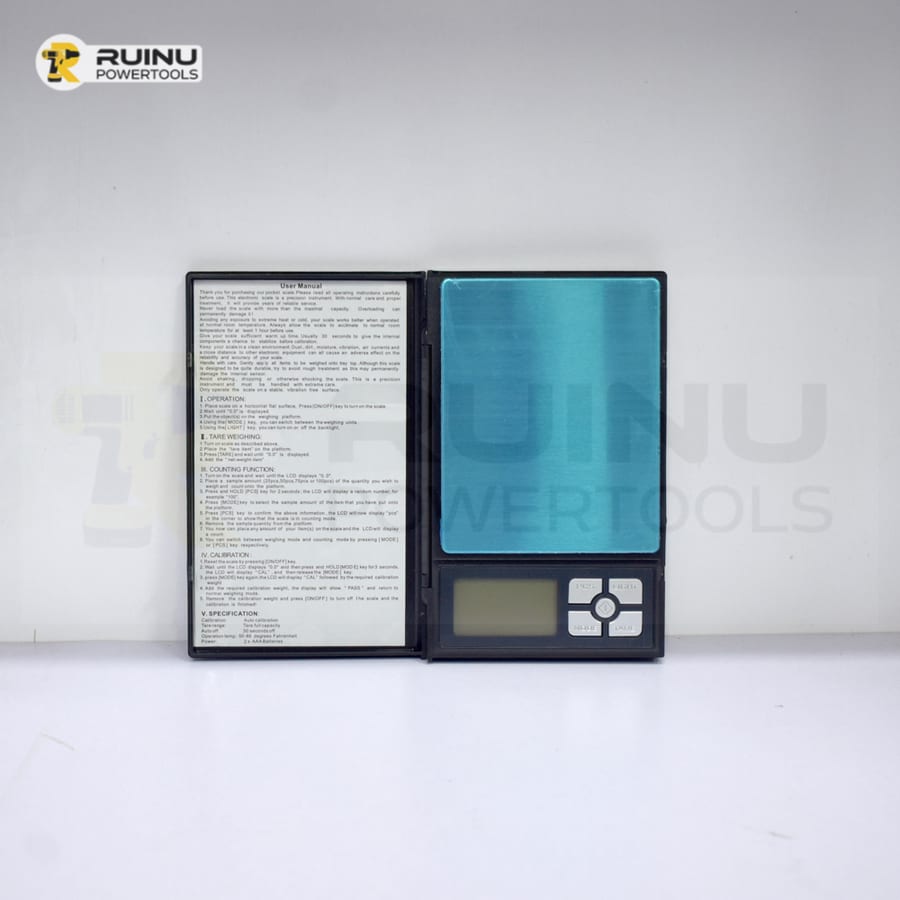 Pocket Digital Scale with Manual