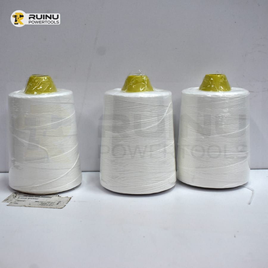 Industrial Sewing Thread Cones (White)