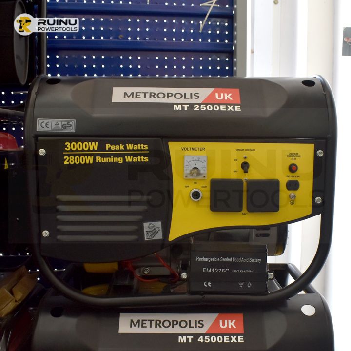 Metropolis UK MT2500EXE Petrol Generator, Generators & Engines