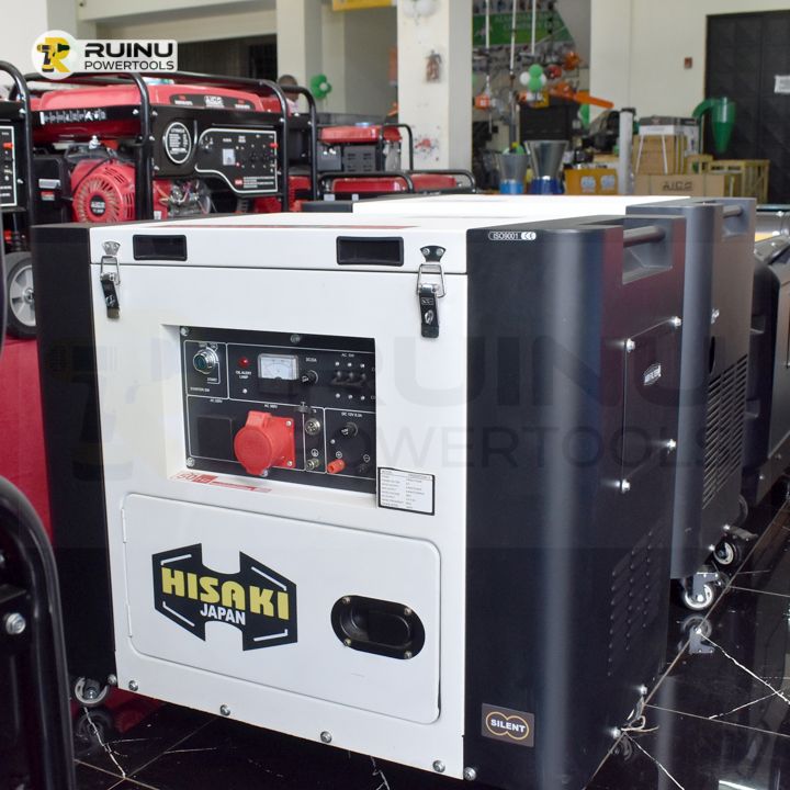 Hisaki Silent Diesel Generator (White), Generators & Engines