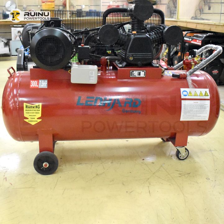 Lenhard 300L 7.5HP Air Compressor