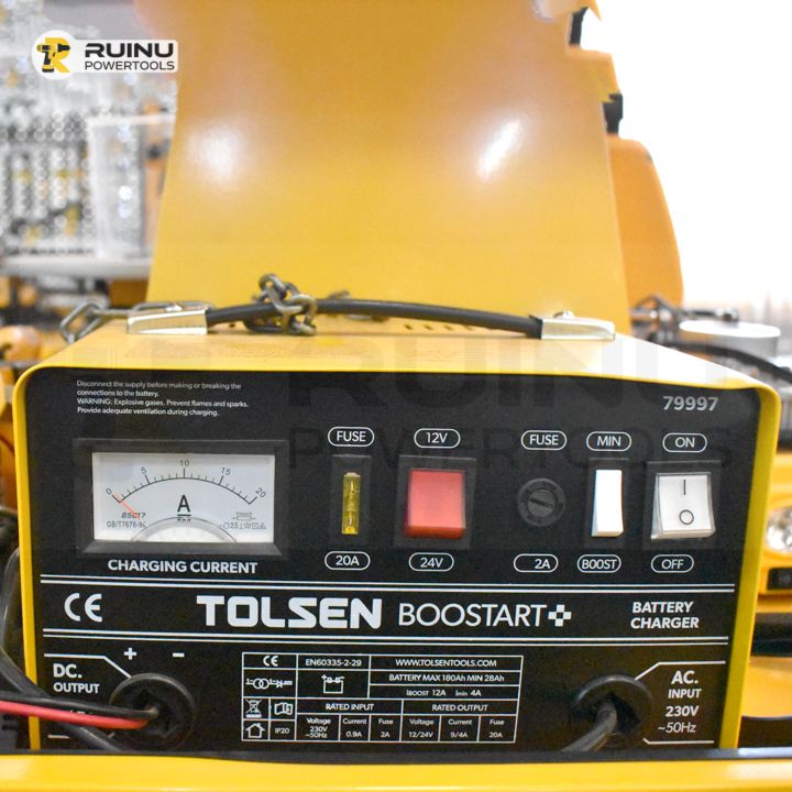 Tolsen Boostart Battery Charger 79997, Car Wash & Cleaning Equipment