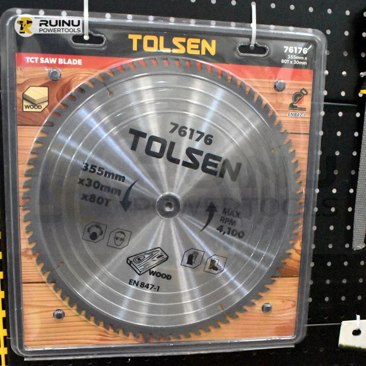 Tolsen 355mm 80T TCT Saw Blade