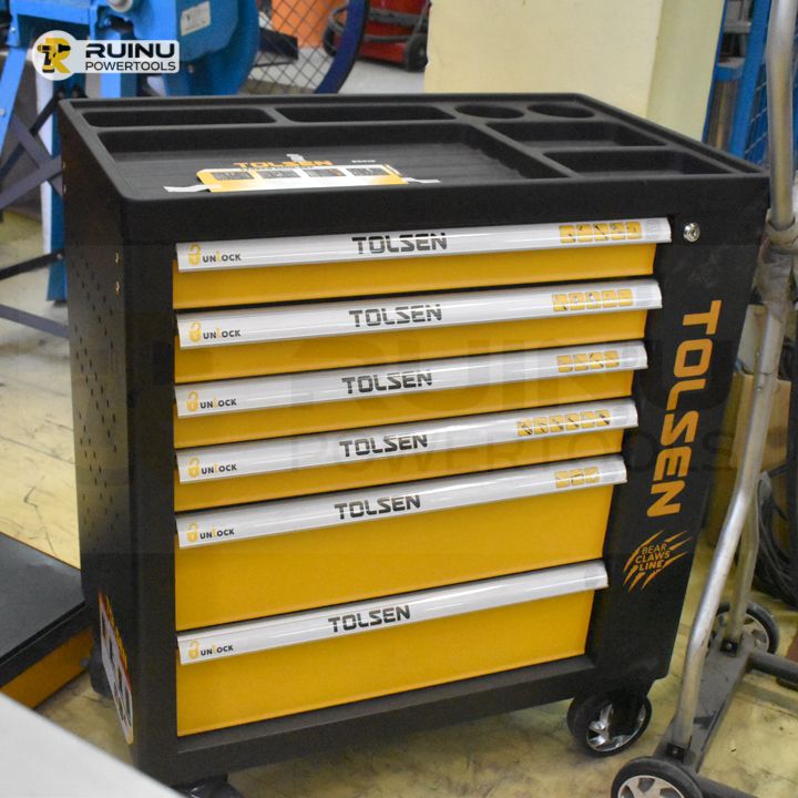 Tolsen 7-Drawer Tool Trolley, Hand Tools & Tool Kits