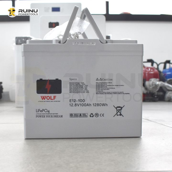 Wolf E12-100 LiFePO4 Battery 12.8V 100Ah