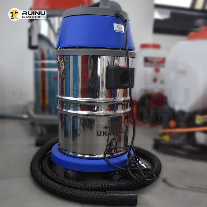 Wet & Dry Vacuum Cleaner (Stainless, Blue), Car Wash & Cleaning Equipment